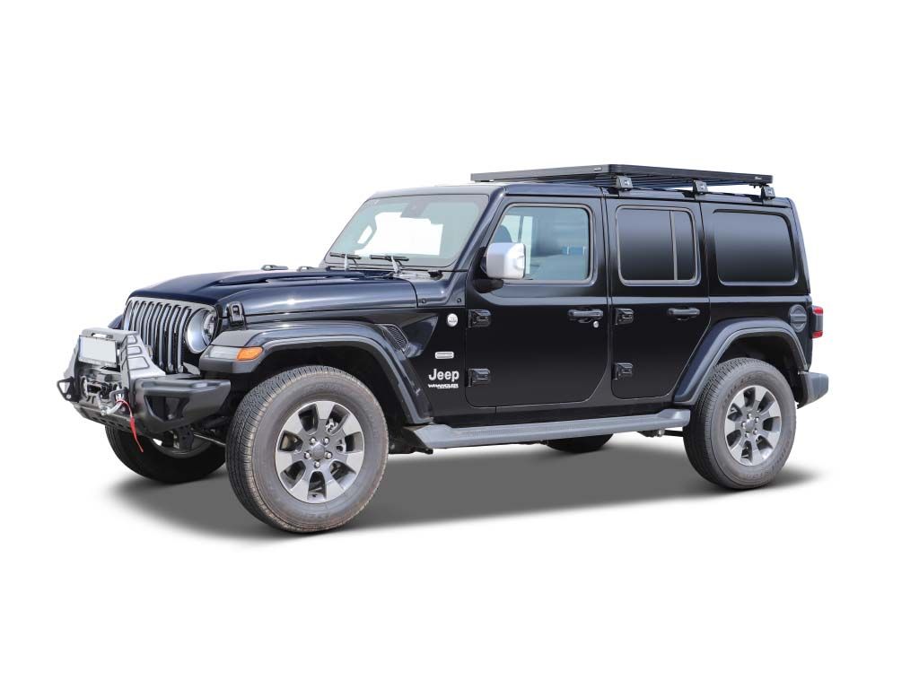 Jeep Wrangler JL 4 Door (2018-Current) Slimline II 1/2 Roof Rack Kit –  Overland Gear UK