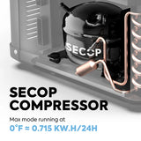 ICECO VL45PROD Compressor Fridge, Dual-Zone, Black