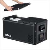 ICECO VL75PROD Compressor-Fridge, Dual-Zone, Black