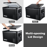 ICECO VL45PROD Compressor Fridge, Dual-Zone, Black