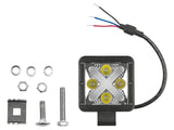 4" LED Light Cube MX85-SP / 12V / Spot Beam