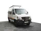 Mercedes Benz Sprinter 144"/170" / L2/L3 / MWB/LWB Wheelbase with OEM Tracks (2006-Current) Slimline II Roof Rack Kit