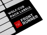 Wolf/Cub Pack Campsite Organizing Labels