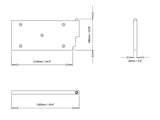 Upright 40L Water Tank / Flat